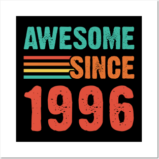 Vintage Awesome Since 1996 Posters and Art